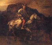 REMBRANDT Harmenszoon van Rijn The So called Polish Rider oil painting reproduction